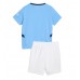 Maillot de foot Manchester City Domicile vêtements enfant 2024-25 Manches Courtes (+ pantalon court)